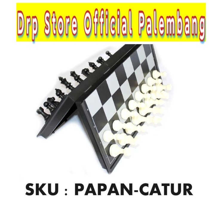 Permainan Papan Catur Magnet Folding Chessboard