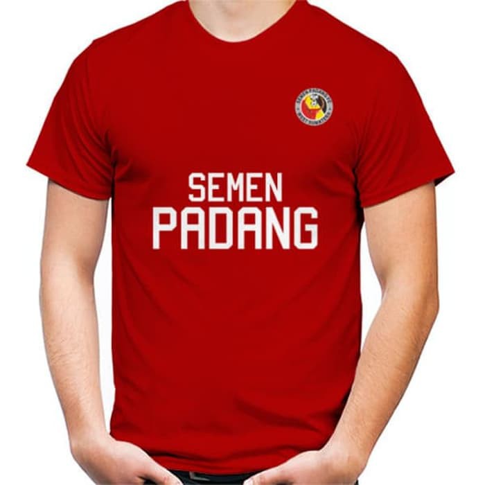 KAOS SEMEN PADANG BAJU TSHIRT KABAU SIRAH TULISAN LOGO MERAH