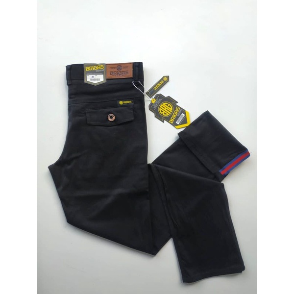 Celana Chino Panjang Pria Selvedge Premium