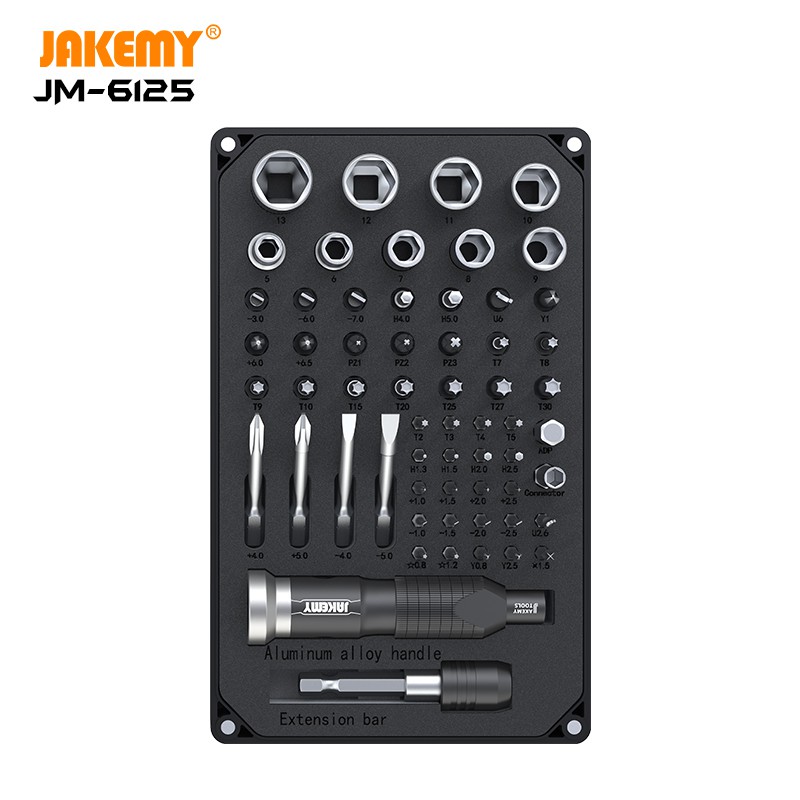 Jakemy JM-6125 Tool kit Obeng Set Handphone P2 Kunci Pro Air Torx