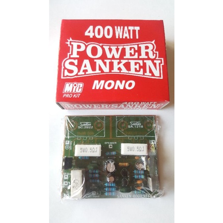 400 Watt Power Sanken Mono Mic Pro Kit