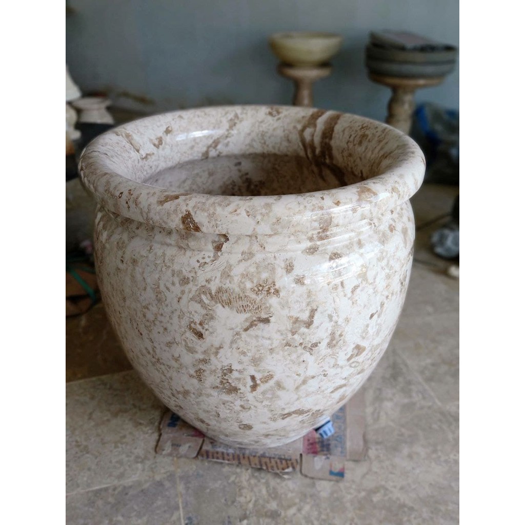 Bak Mandi / Gentong Marmer motif Army