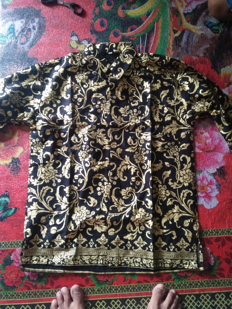 Kemeja Batik Motif Bakung Emas