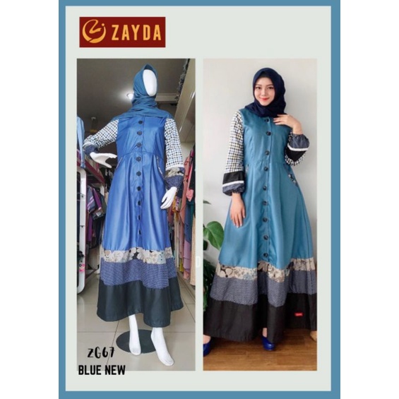 Gamis Zayda ZG67 Blue