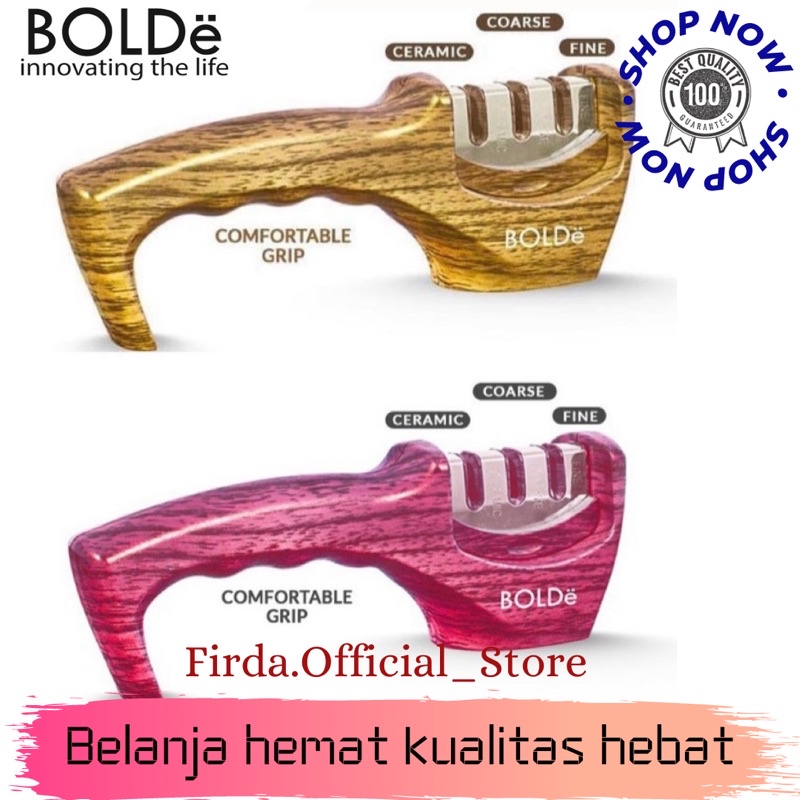 BOLDe Super Utensil Knife Sharpener 3IN1 100% ORI