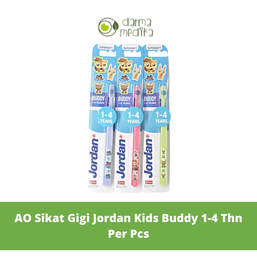 Jordan Oral Care Kids Buddy 1-4 Tahun Super Soft