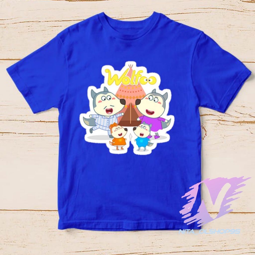 KAOS WOLFOO TERBARU BAJU KAOS ANAK WOLFO ANIMASI