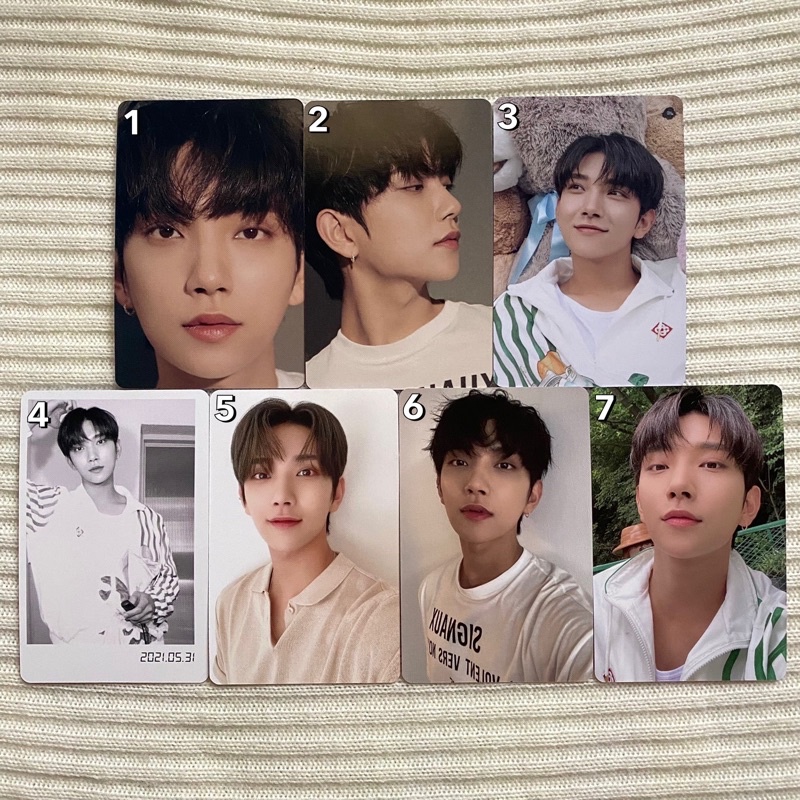 Joshua Seventeen Dicon 101 Official Photocard PC Photocards satuan Hong Jisoo