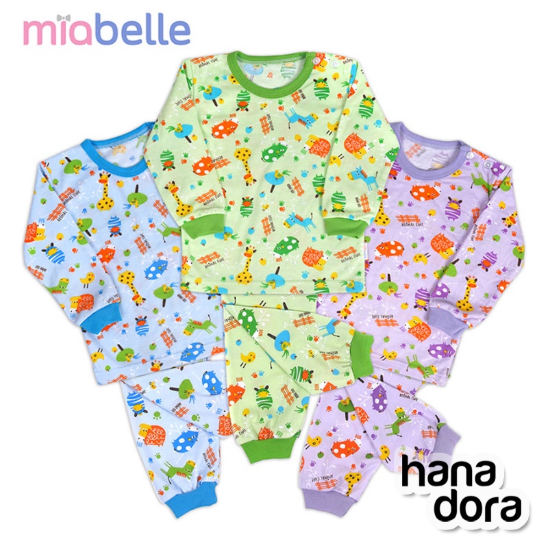 Miabelle Set Baju Panjang Kancing Pundak + Celana FP02