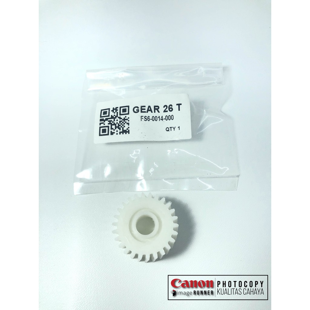 Gear 26T Lawan Gear Worm Canon IR 6000/6570/5075 FS6-0014-000 Lokal