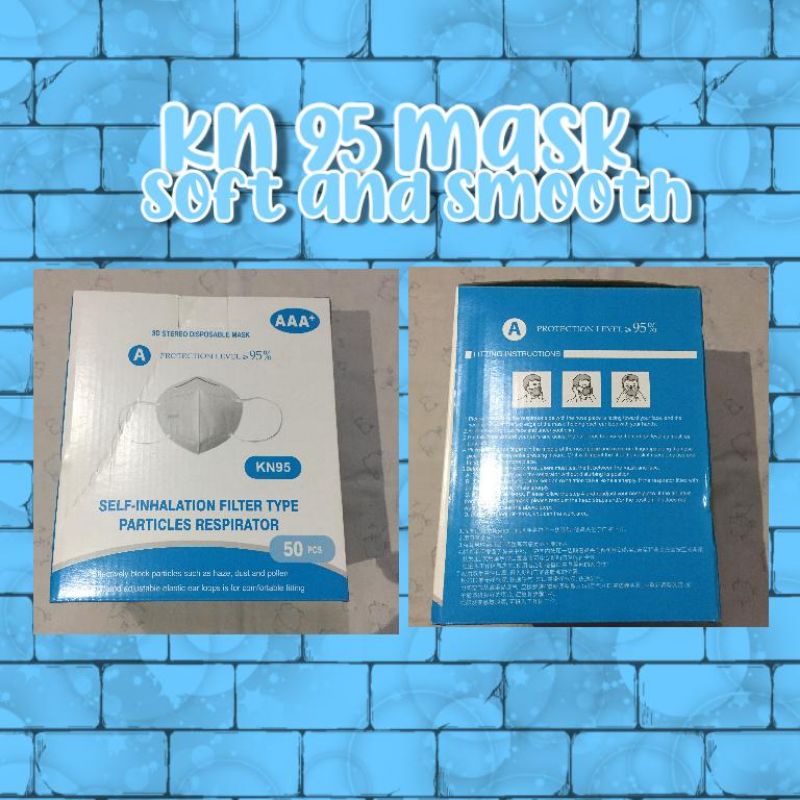Masker KN95 kawat luar / dalamisi 50 pcs per box.