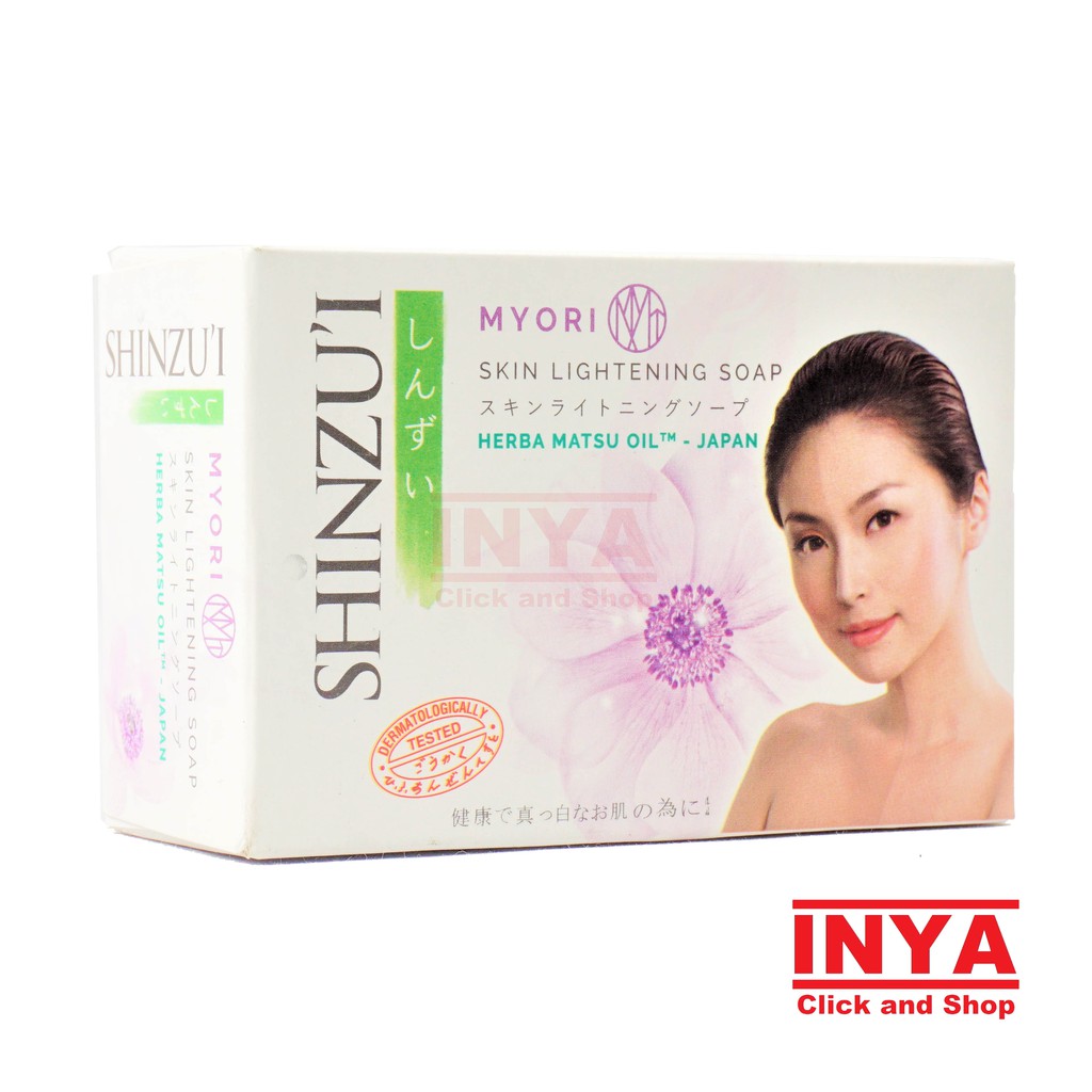 SHINZUI MYORI SKIN LIGHTENING SOAP BAR 85gr - Sabun Batang