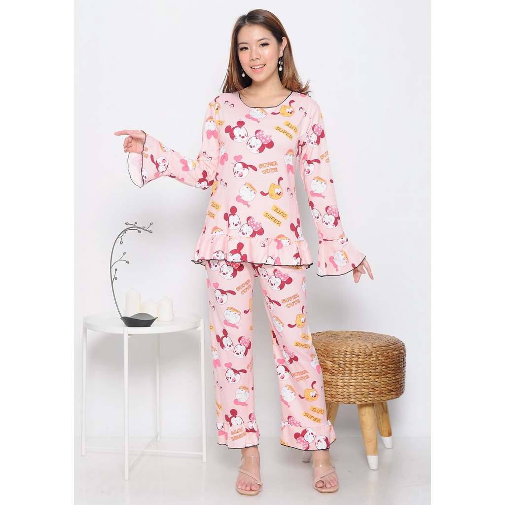 Leana58 Baju Tidur PP Perempuan