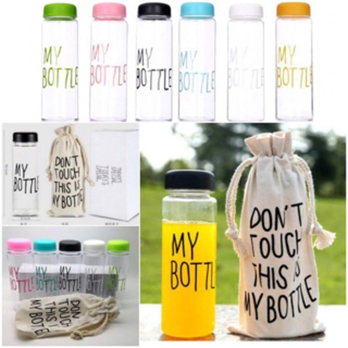 MY BOTTLE COLOUR / INFUSED WATER / BOTOL MINUM FREE POUCH