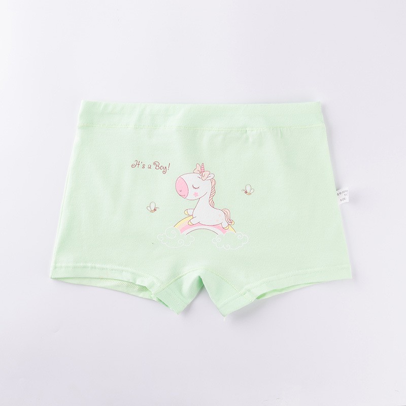 3PCS Gadis Unicorn Celana Dalam Katun Lucu Lembut Pakaian Dalam Anak Celana