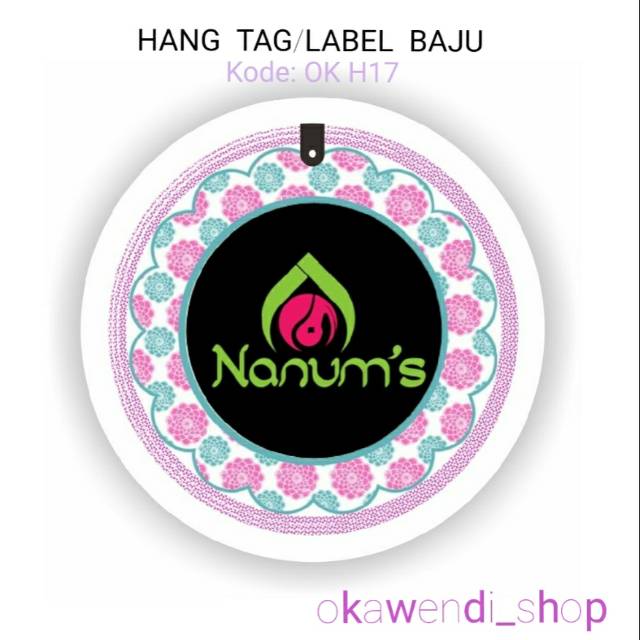 

HANG TAG/LABEL BAJU/LABEL HARGA/PRICE TAG/LABEL HARGA/HANG TAG BAJU/LABEL HANG TAG Kode: OK H17
