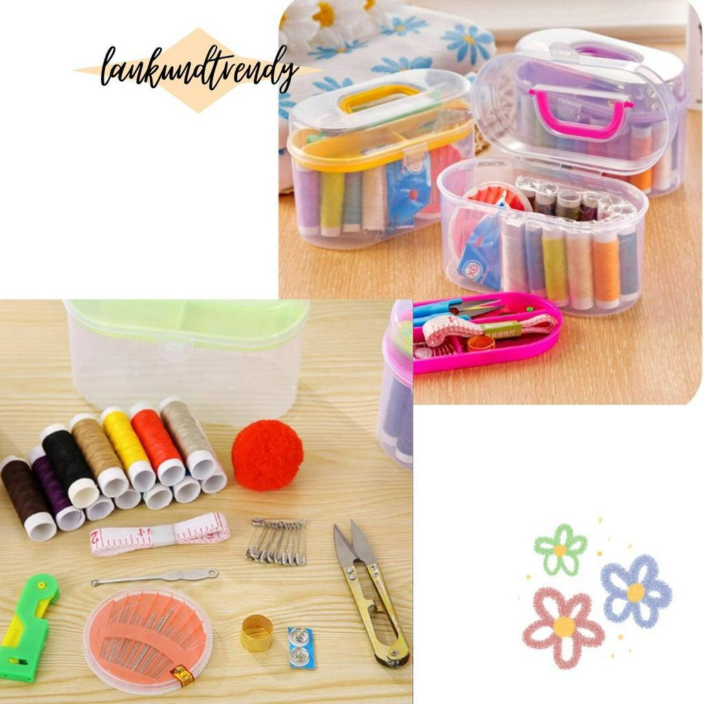 Set alat jahit lengkap Peralatan Jahit Lengkap 1 Set / Alat Jahit Kotak Set Lengkap/Sewing Kit Box