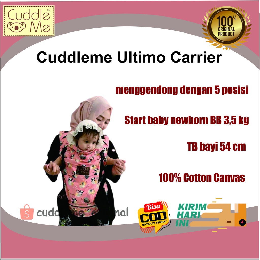 Cuddle Me Ultimo - Gendongan Bayi Depan - Gendongan Bayi Hipseat - Gendongan Cuddle Me Ultimo ori