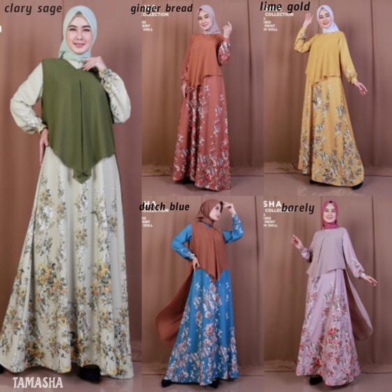 TAMASHA by BALIMO COLLECTION (Gamis syari, gamis pesta, gamis busui, dress pesta, gamis simple, gami