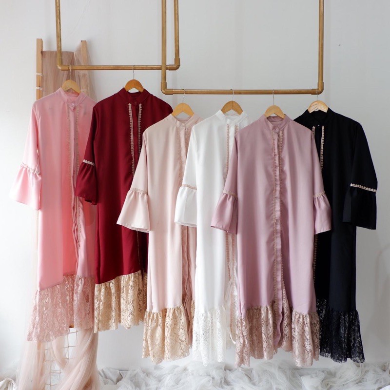 Maxi Dress Tiara lace Brokat