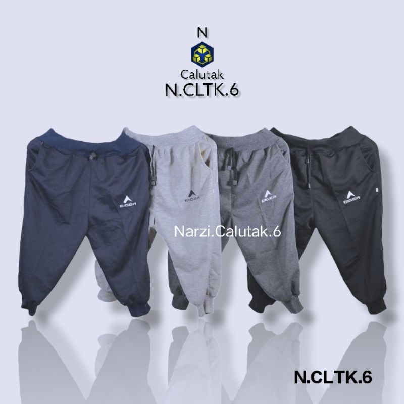 Narzi shop Celana Pendek 3/4 Pria Wanita Jogger Olahraga Jogging Lari Sepeda Pants Pria