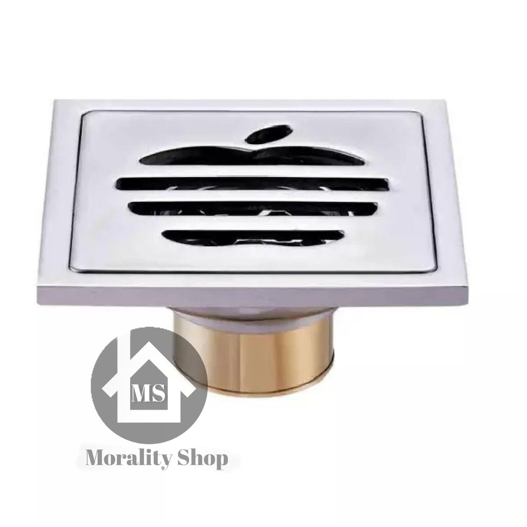 Saringan Got APPLE Stainless Tebal - Floor Drain Saringan Air Kamar Mandi 2inch Apel Kuningan A41