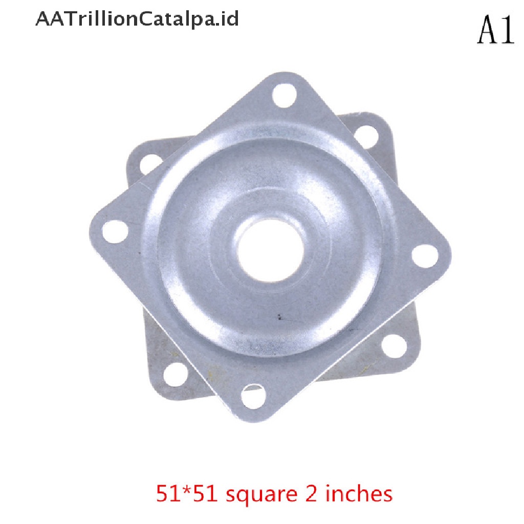 【AATrillionCatalpa】 Metal Lazy Susan Bearing Rotating Swivel Turntable Plate Desk Table ID