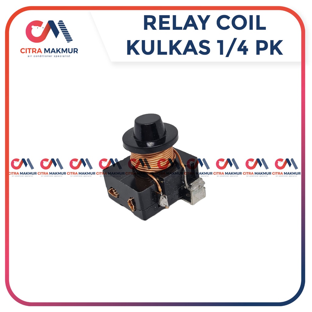 Relay Coil 1/4 pk 2 pintu Kulkas PTC Gulungan Hp Sepul Showcase Freezer Riley Kompresor 1 Pin Kotak Terminal Otomatis