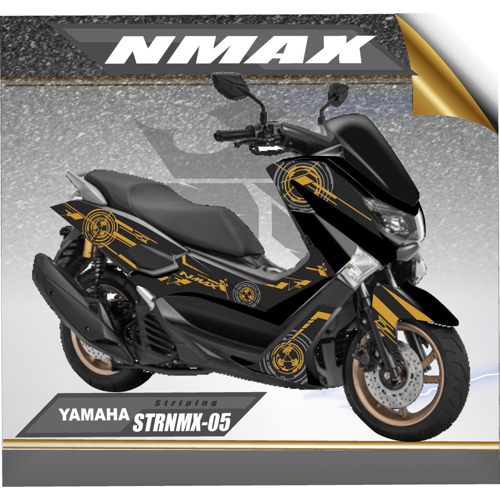Striping Nmax Lama Variasi Yamaha Sticker STRIPING VARIASI NMAX Skotlet LIS Body Motor GRAFIS 05