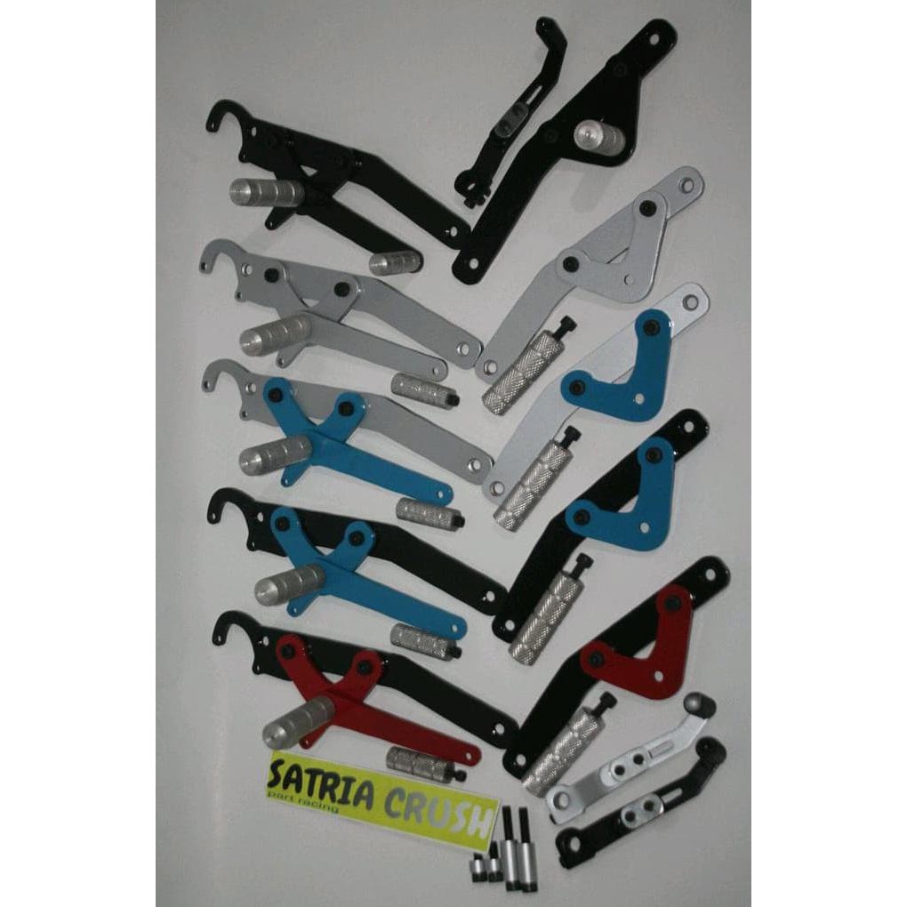 .:. PROMO TERBATAS FOOTSTEP MOTOR.:. STEP UNDERBONE SATRIA FU KARBU INJEKSI UB CUSTOM PLAT BESI