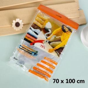 Large size Vacuum storage bag 70x100 cm travel koper liburan piknik