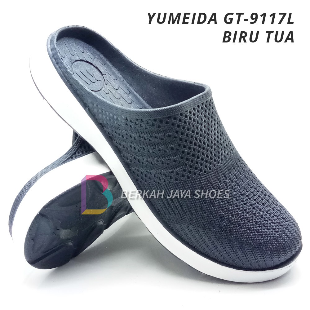 Sandal Selop Pria - Sepatu Sandal Karet Pria - Sandal Selop Karet Pria Yumeida GT - 9117 L Anti Air