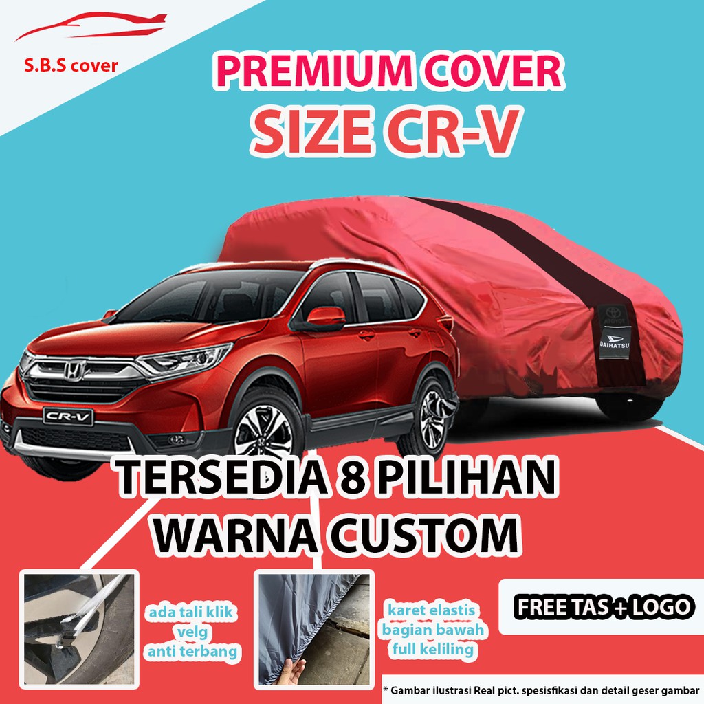 OUTDOOR PREMIUM Body Cover Mobil CRV / Sarung Mobil CRV / Mantel Mobil CRV / Mantol Mobil CRV / CRV