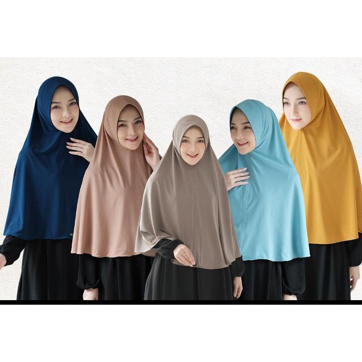 Jilbab Jumbo Soft Pet Hana Matt Jersey Super Original Almirazada