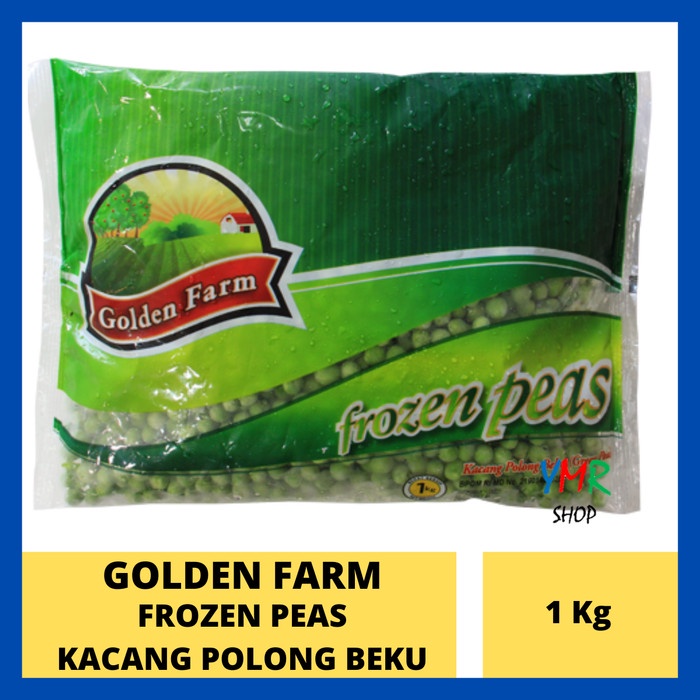 Golden Farm Green Peas Kacang Polong Sayuran Beku Frozen 1 Kg