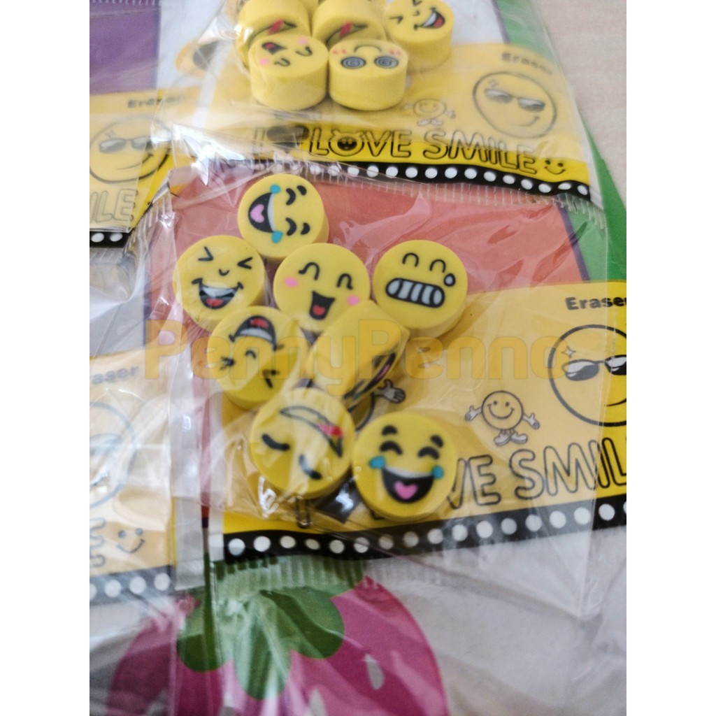 

Penghapus Pensil Mini Model Buah, Smile (1 Pack isi 6 Pcs / 8 Pcs)