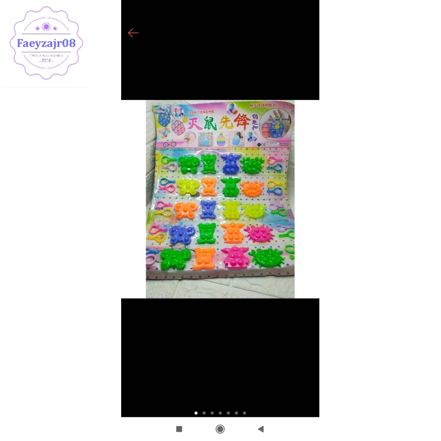 

20 pcs gantungan pop it sedang