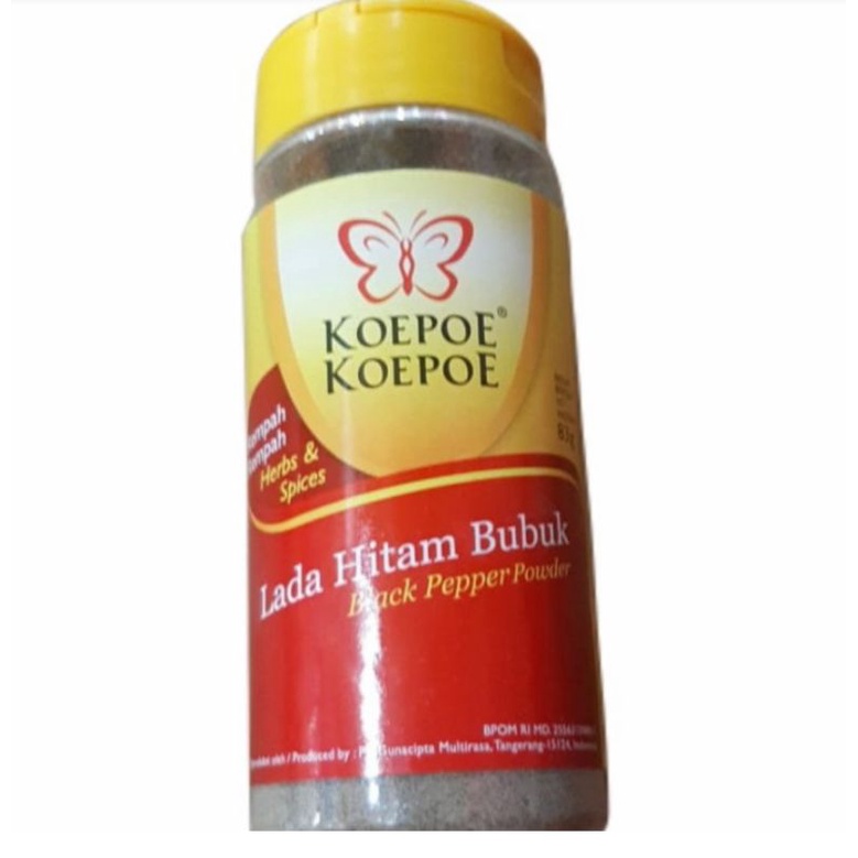 Koepoe Koepoe Lada Hitam Bubuk Merica 83gr Blackpaper