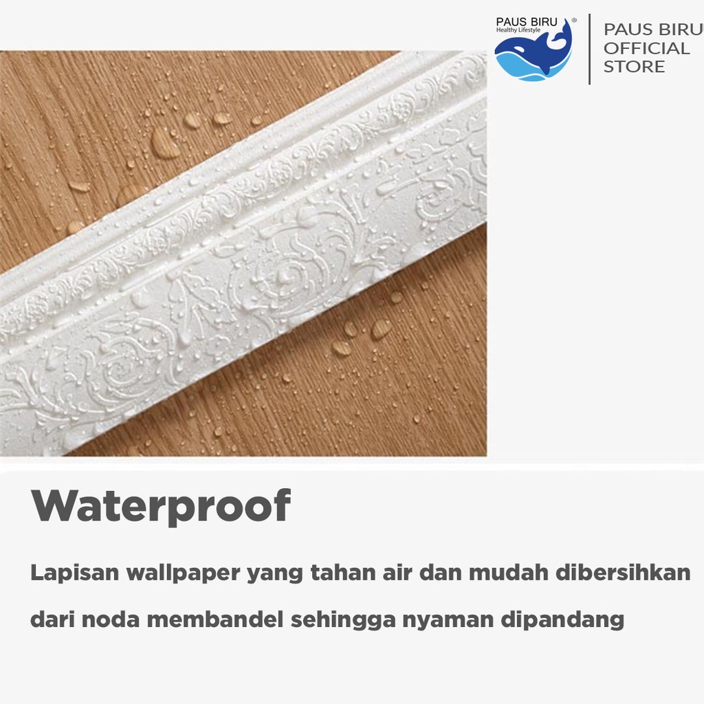 Wallpaper List Foam Wallborder Foam 3D / Wall Border List / List dinding 3D 2.3 Meter-1