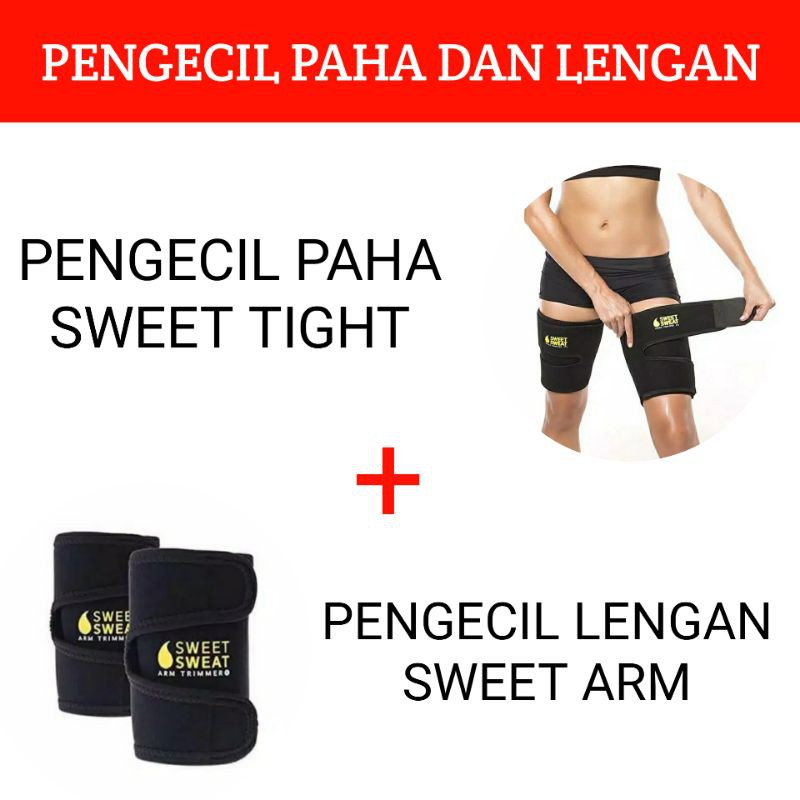 PENGECIL PAHA DAN LENGAN [SEPASANG PENGECIL PAHA + SEPASANG PENGECIL LENGAN]