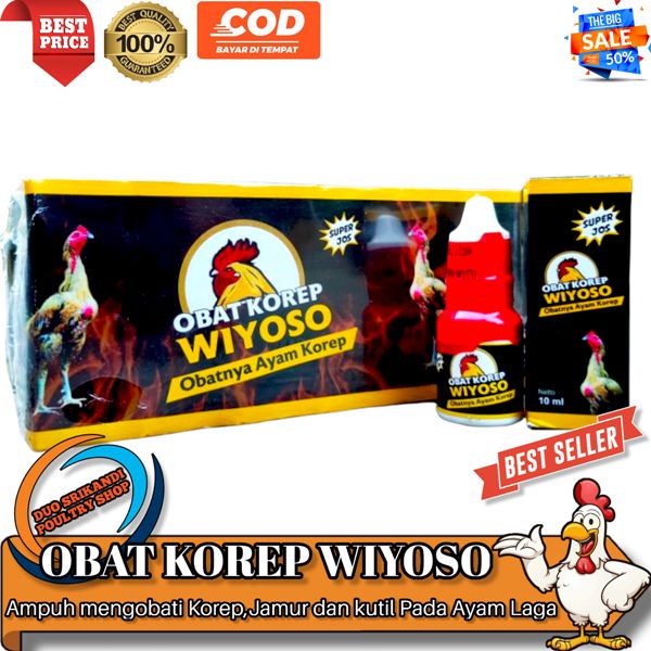 OBAT KOREP WIYOSO - Ampuh Mengobati Korep atau Kurap pada ayam Aduan