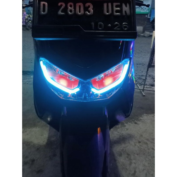 lampu alis eyes  1 set  neon plek