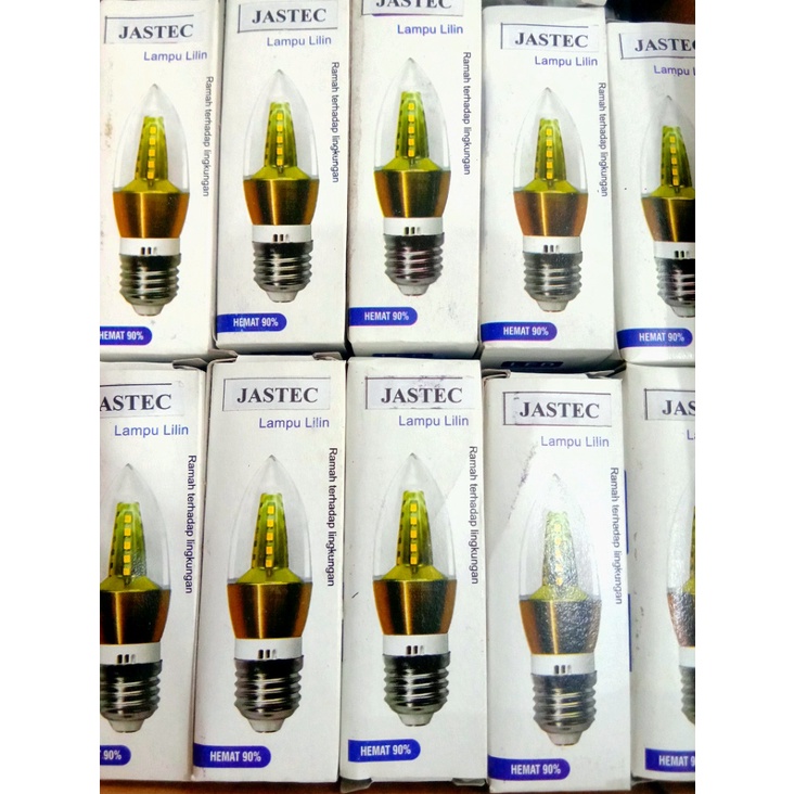 LAMPU LED CANDLE JASTEC 5W PUTIH