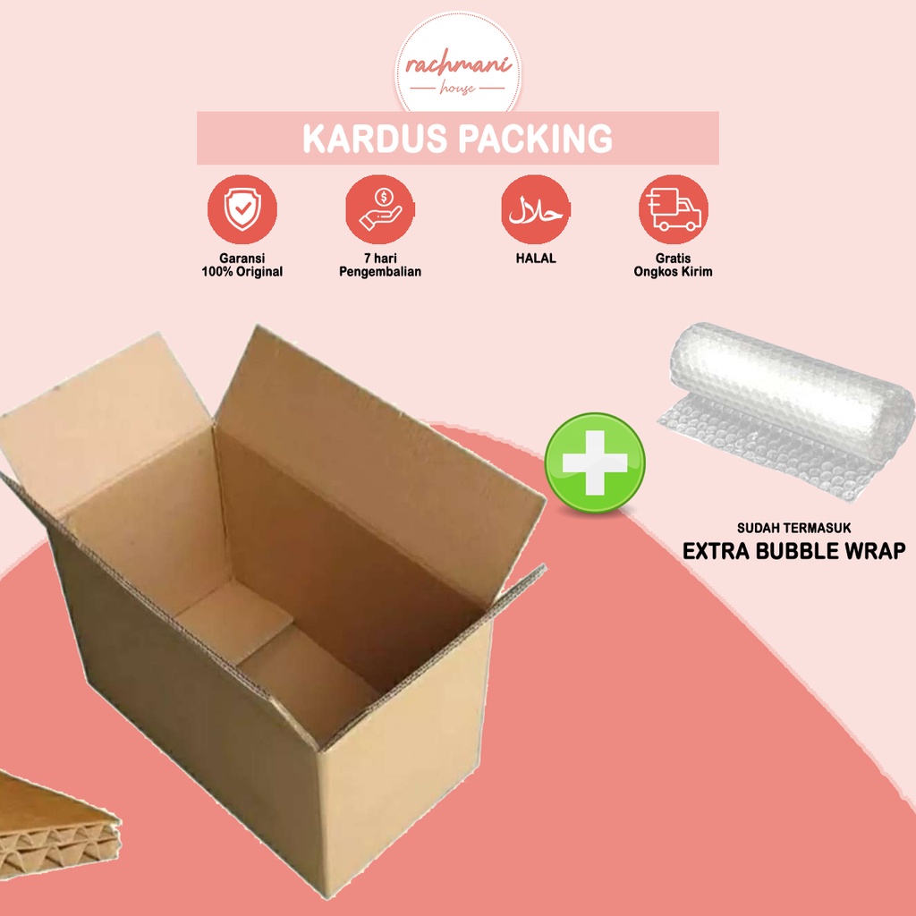 

KARDUS DUS UK 25x17,5x14,5 CM | Extra Bubble | PRODUK INI HANYA UNTUK TAMBAHAN PACKING | Tidak Dijual Terpisah