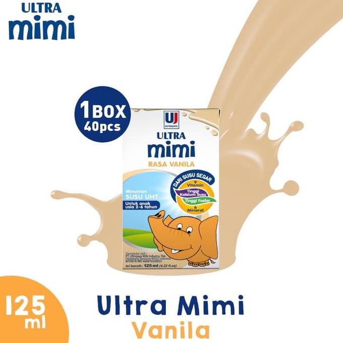

(BISA COD) SUMISE/ULTRA Mimi Vanila 125 ml (@40pcs/1karton) TERPERCAYA Kode 77