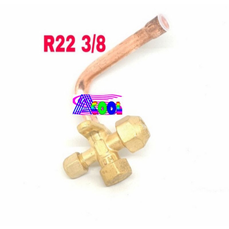 Valve Ac R22 3/8 Outdoor 3 Way/Keran-Kran Ac Out Door