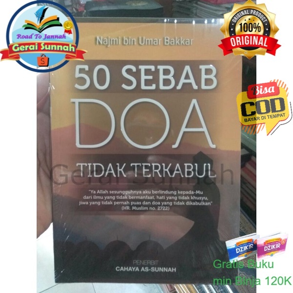 Buku 50 Sebab Doa Tidak Terkabul