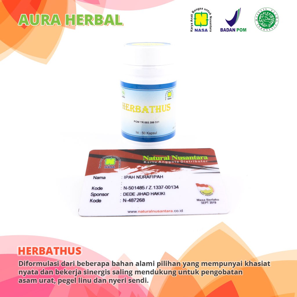

Herbathus Original Asli NASA - Obat Herbal Pegel Linu/Nyeri Sendi