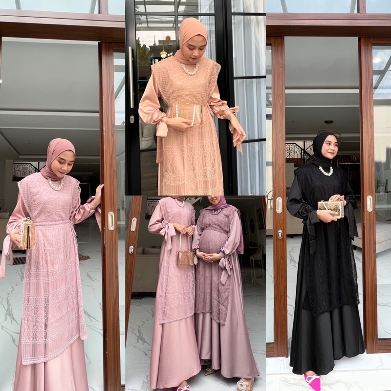 NAYSILLA DRESS +OUTER TILLE