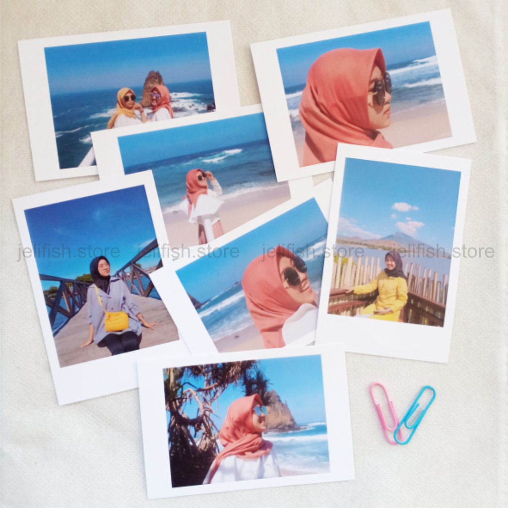 [❤️JELIFISH.STORE] CETAK FOTO POLAROID UKURAN 2R PHOTOCARD MURAH